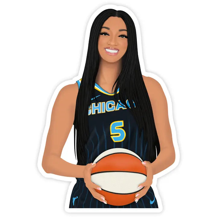 Shop Trimmings: Angel Reese  Chicago Sky WNBA sticker