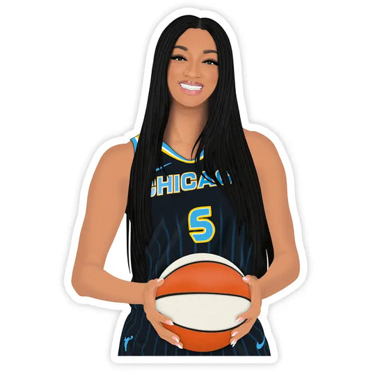 Shop Trimmings: Angel Reese  Chicago Sky WNBA sticker