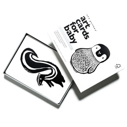 Wee Gallery Art Cards for Baby - Black and White Collection