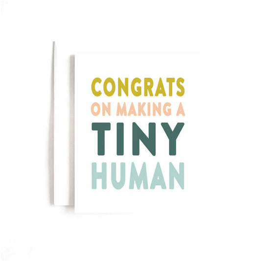 Joy Paper Co: Congrats on Making a Tiny Human Card