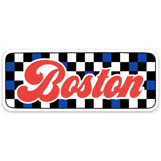 The Found: Boston Checkered Sticker