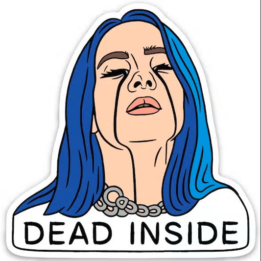 The Found: Billie Eilish Dead Inside Die Cut Sticker