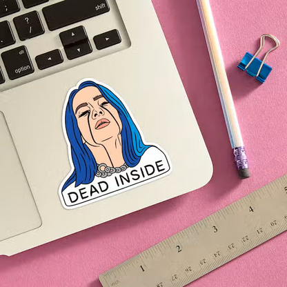 The Found: Billie Eilish Dead Inside Die Cut Sticker