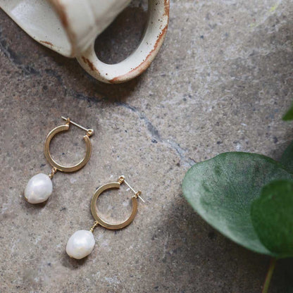 Purpose Jewelry: Baroque Hoops