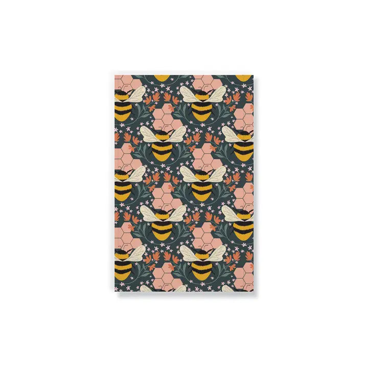 Denik: Honeycomb Bee Classic Layflat Journal Notebook