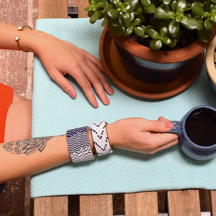 Swahili Coast: Dark Blue Cuff