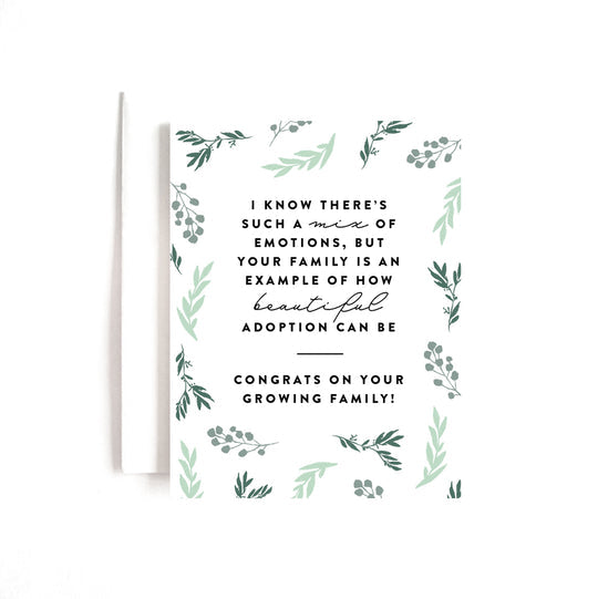 Joy Paper Co: Growing Family Adoption Card