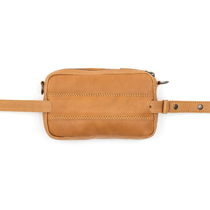 Made Free Hip Pack Leather: Convertible Camel