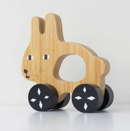 Wee Gallery: Push Toy - Bunny