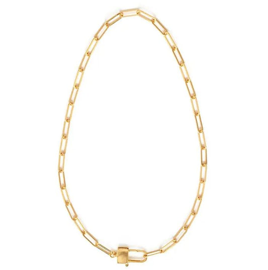 Amano Studio: Paperclip Chain, Padlock Clasp Statement Chain