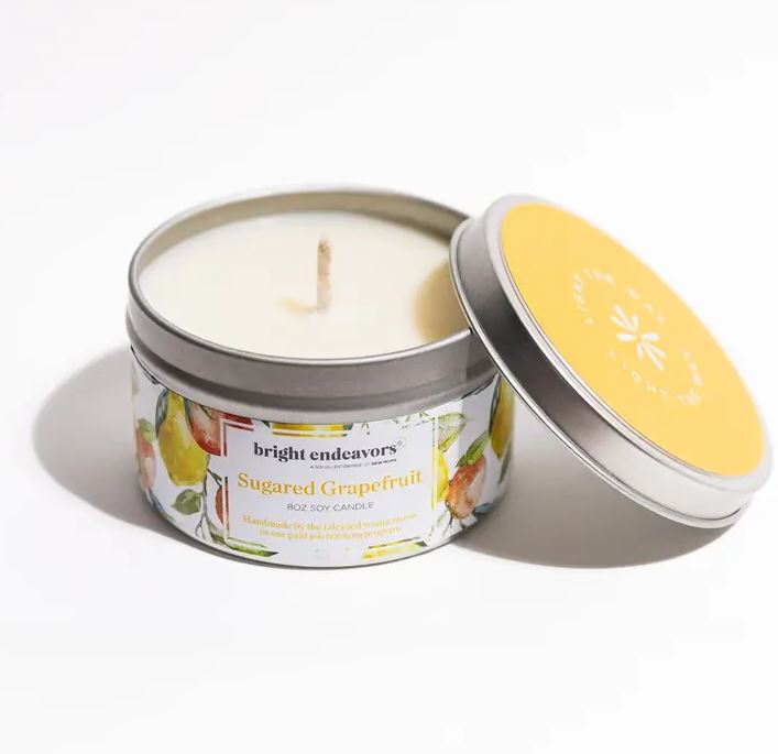 Bright Endeavors Candle: Sugared Grapefruit