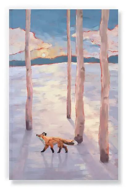 Denik: Snowbound Fox Classic Layflat Journal Notebook