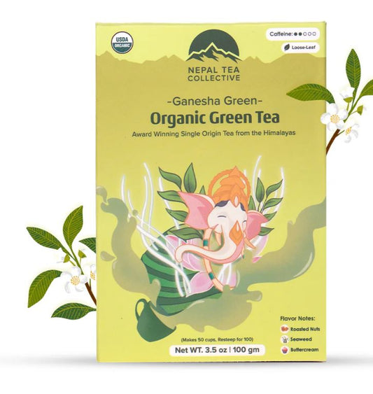 Nepal Tea Collective: Ganesha Green - Organic Green Tea (Bamboo Pouch)