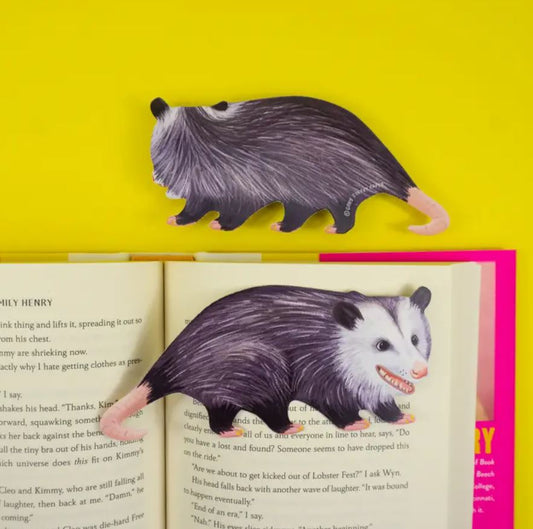 Grey Street Paper: Opossum Die-Cut Bookmark