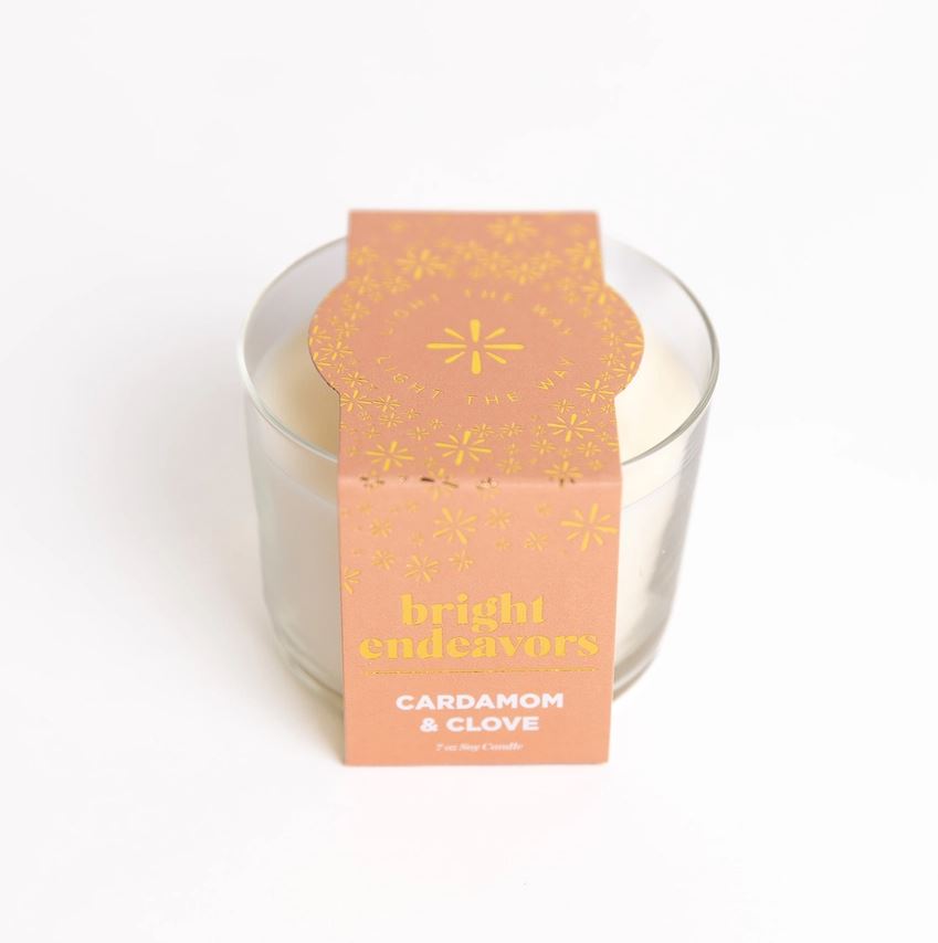 Bright Endeavors Candle: Cardamom & Clove