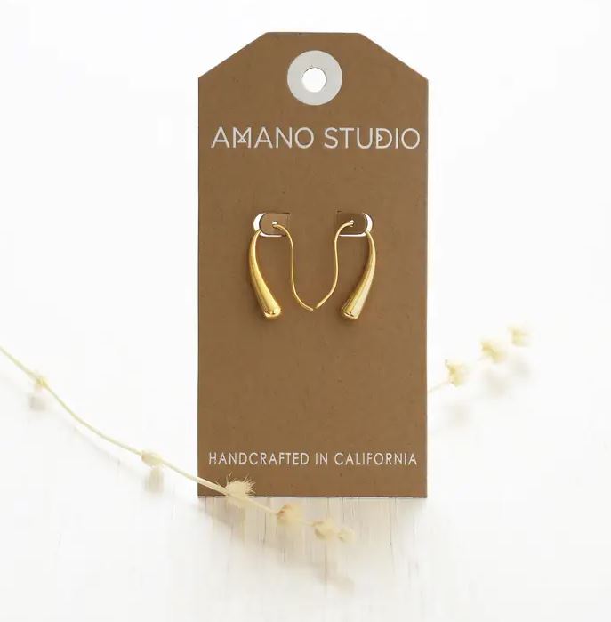 Amano Studio: Gota Earrings (Gold Plated)