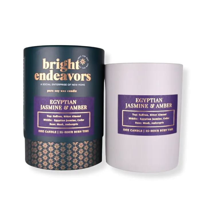 Bright Endeavors Candle: Egyptian Jasmine & Amber (11 oz.)