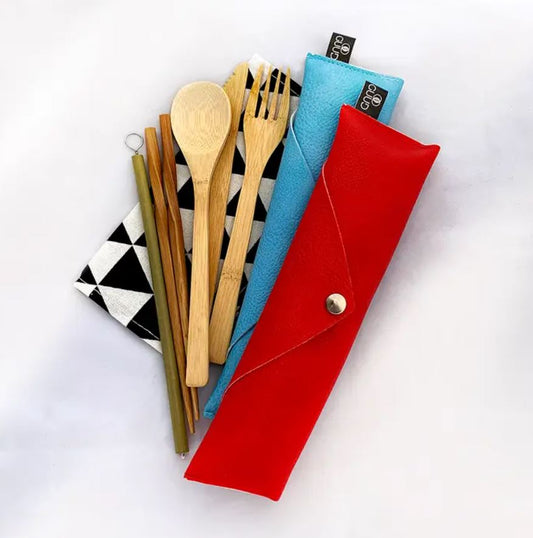 GUUD: Bamboo Cutlery With Travel Pouch