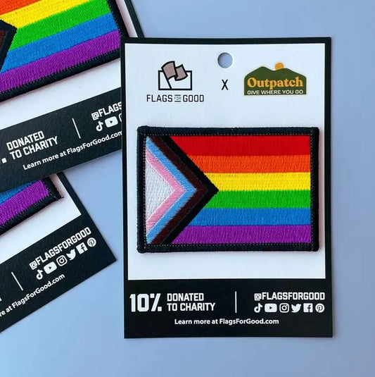 Flags for Good: Progress Pride Flag Patch