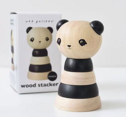 Wee Gallery: Wood Stacker - Panda