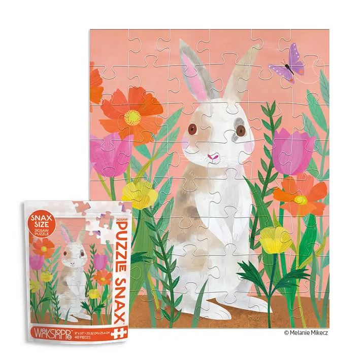 Werkshoppe: Bunny Patch 48 Puzzle Piece Snax