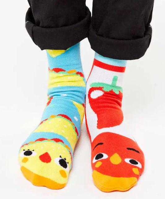 Pals Socks: Taco & Hot Sauce (4-6 YRS)