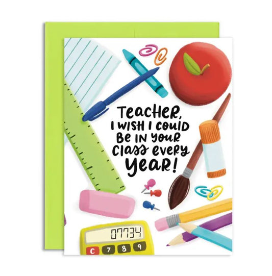 Grey Street Paper: In Your Class Teacher Greeting Card