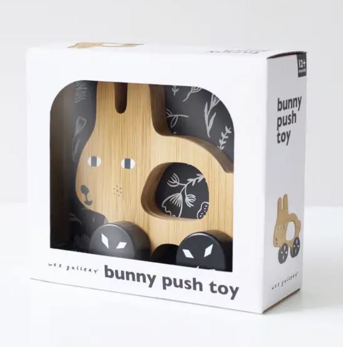 Wee Gallery: Push Toy - Bunny