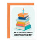 Grey Street Paper: Birthday Books Greeting Card