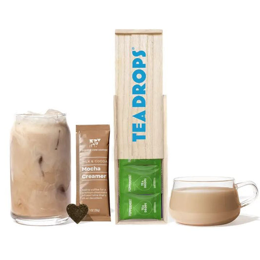 Tea Drops: Cocoa Mint Latte Sampler (Wooden Box)