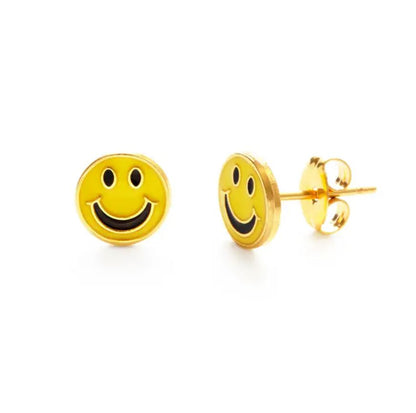 Amano Studio: 70's Smiley Face Stud Earrings