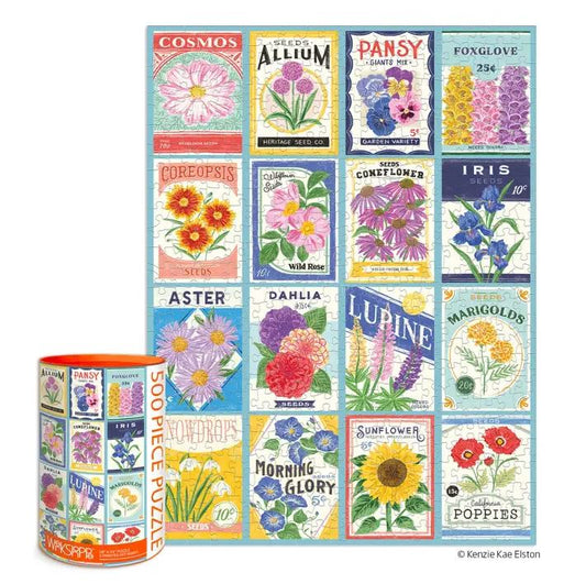 Werkshoppe: Seed Packets 500 Piece Puzzle