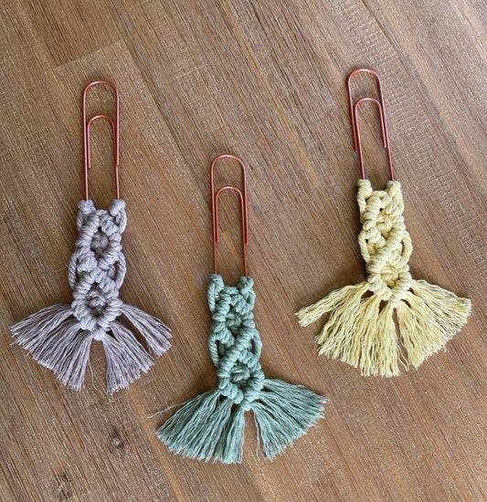 Lakeview Farm Artisan Cooperative: Macrame Bookmark