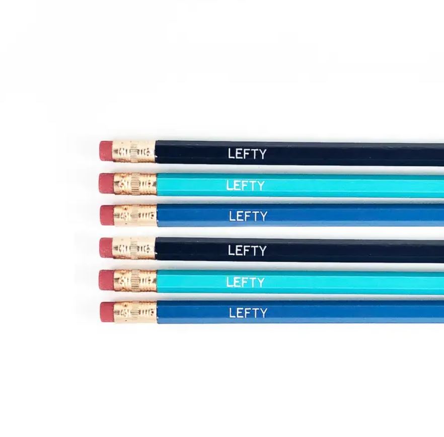 Grey Street Paper: Lefty Set of 6 Pencils