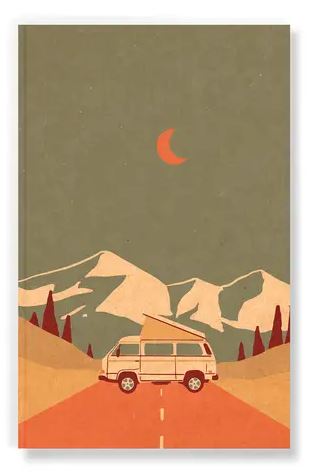 Denik: Mountain Van Kraft Layflat Notebook