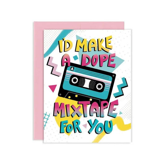 Grey Street Paper: Dope Mixtape Greeting Card