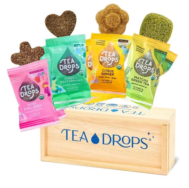 Tea Drops: Classic Assortment Teas (Wooden Box)