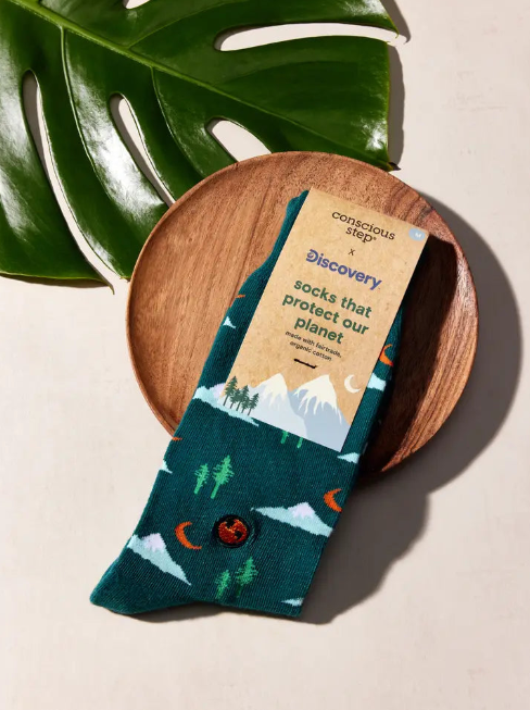 Conscious Step: Discovery Socks that Protect Our Planet