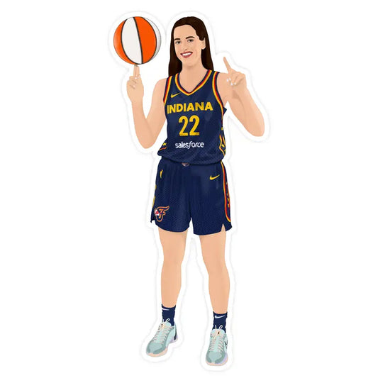 Shop Trimmings: Caitlin Clark Indiana Fever WNBA sticker