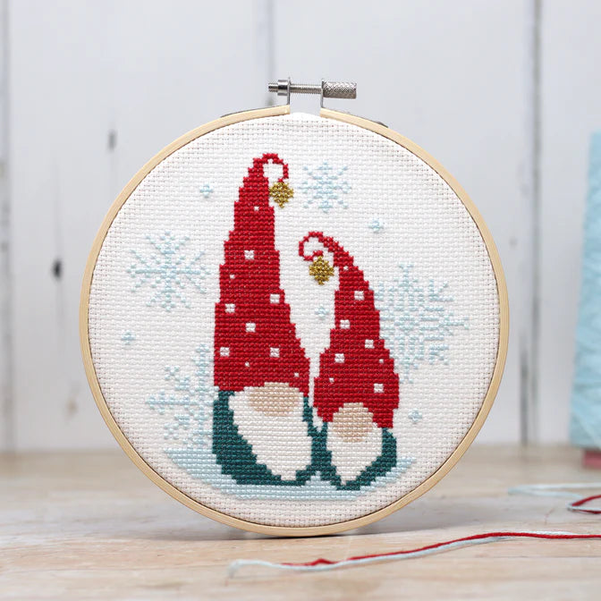 The Crafty Kit Company: Nordic Gnomes Cross Stitch Craft Kit