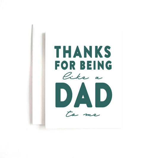 Joy Paper Co: Thanks For Being Like a Dad to Me Card