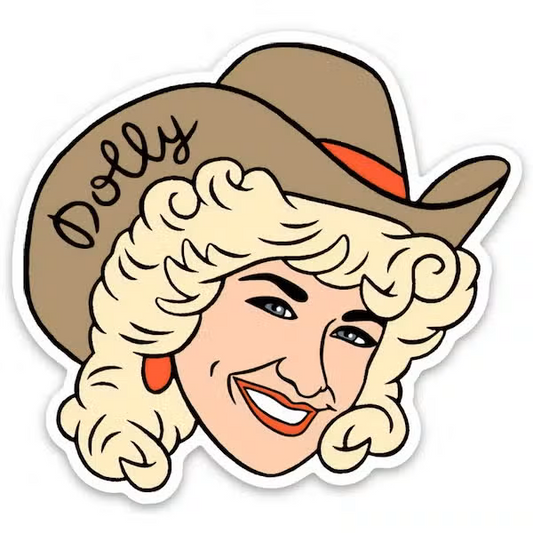 The Found: Dolly Parton Cowboy Hat Sticker