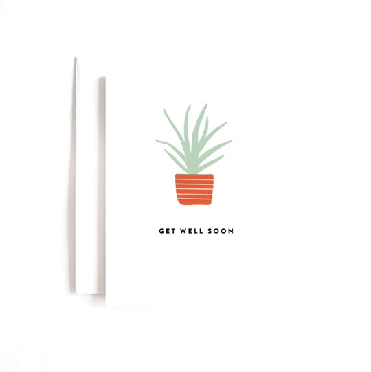 Joy Paper Co: Get Well Soon Plant Card