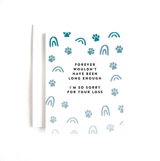 Joy Paper Co: Never Long Enough Pet Loss Card