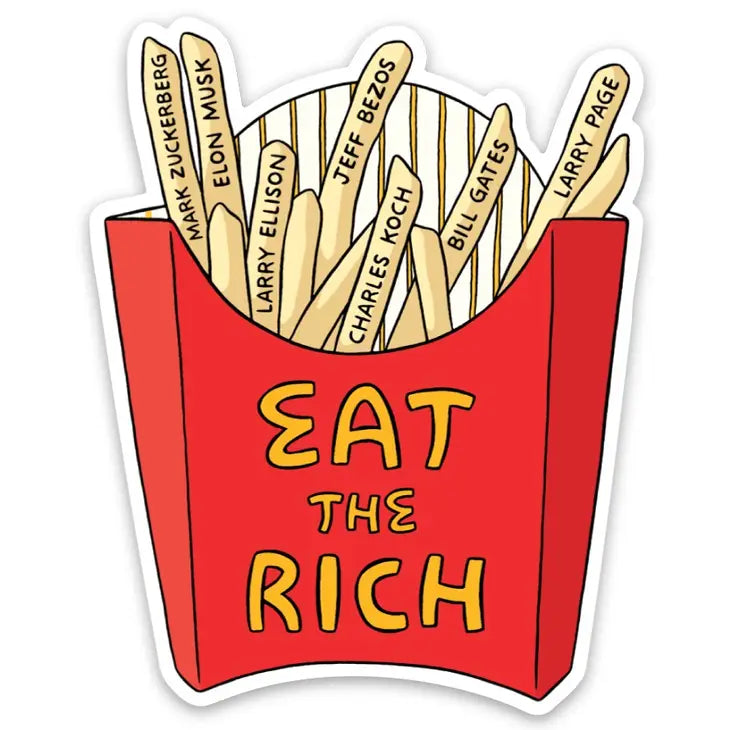 The Found: Eat the Rich Sticker