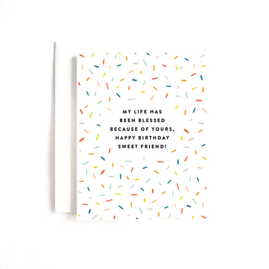 Joy Paper Co: Blessed Birthday Card