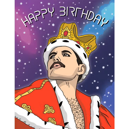 The Found: Freddie Mercury Birthday Card