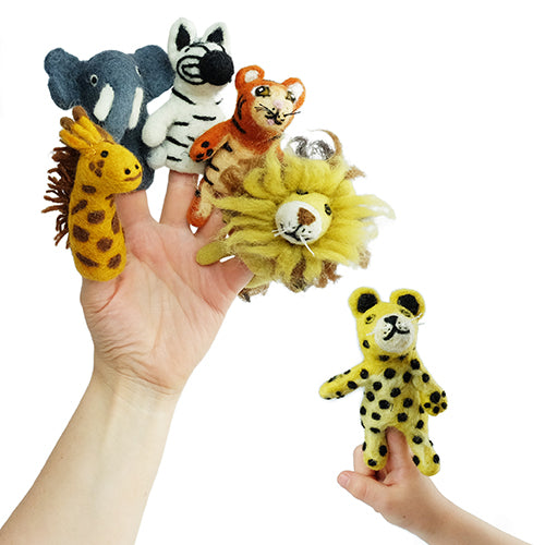 The Winding Road: Jungle Animals Finger Puppet