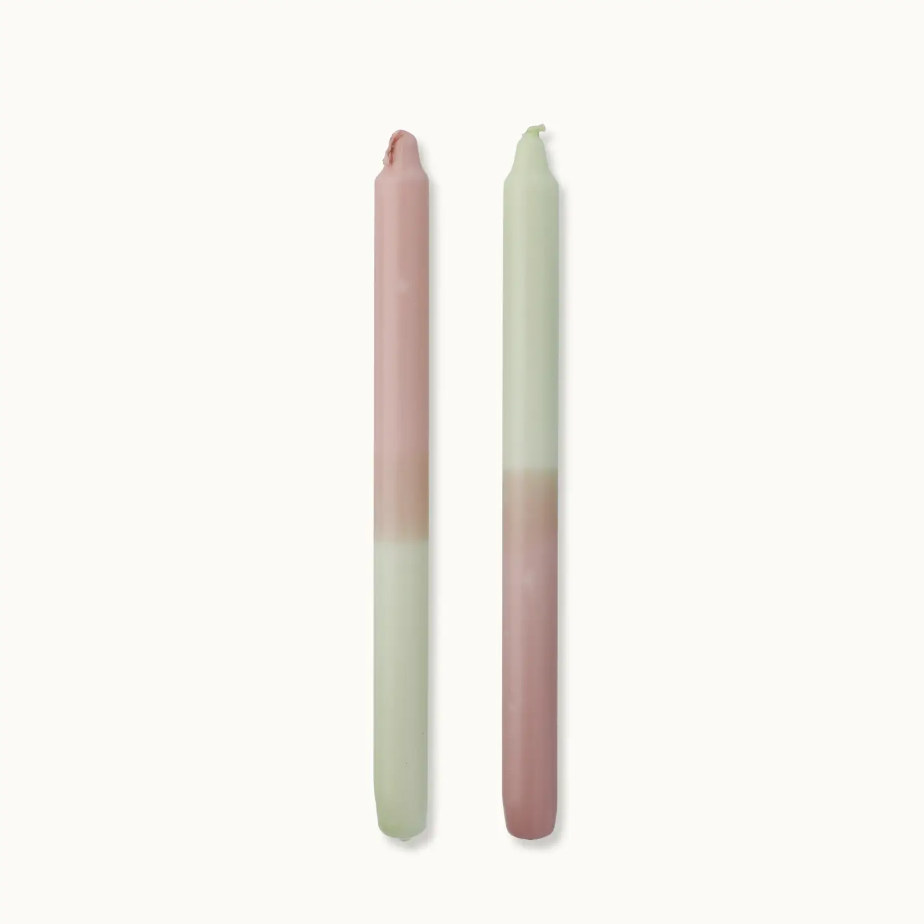 by Vivi: Dip Dye Two Tone Candle