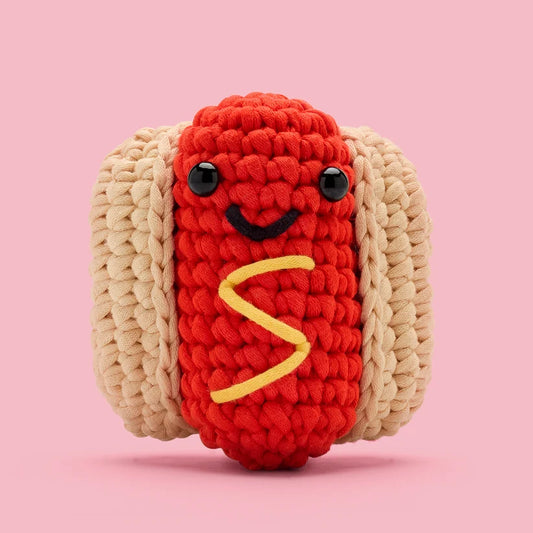 The Woobles: Frank the Hot Dog Crochet Kit